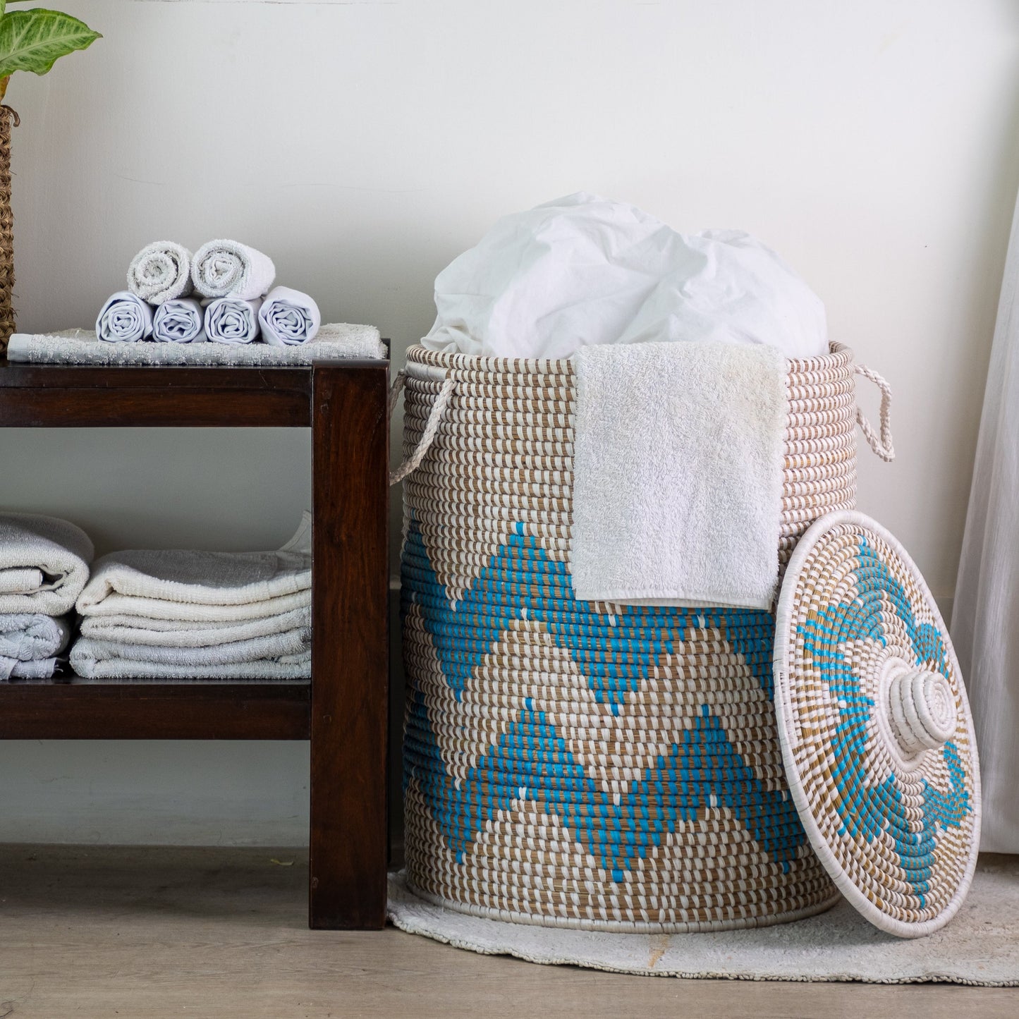 Moonj Laundry Basket - Indigo