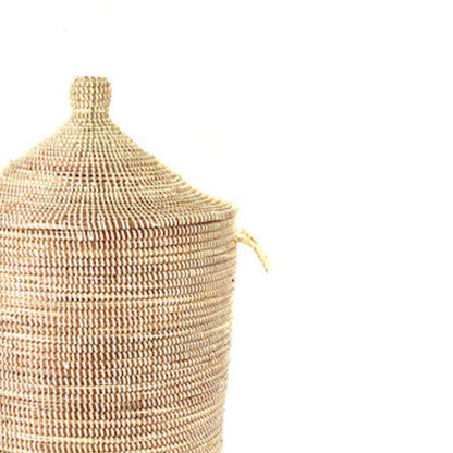 Dou Lid Storage Basket Monochrome Natural Large