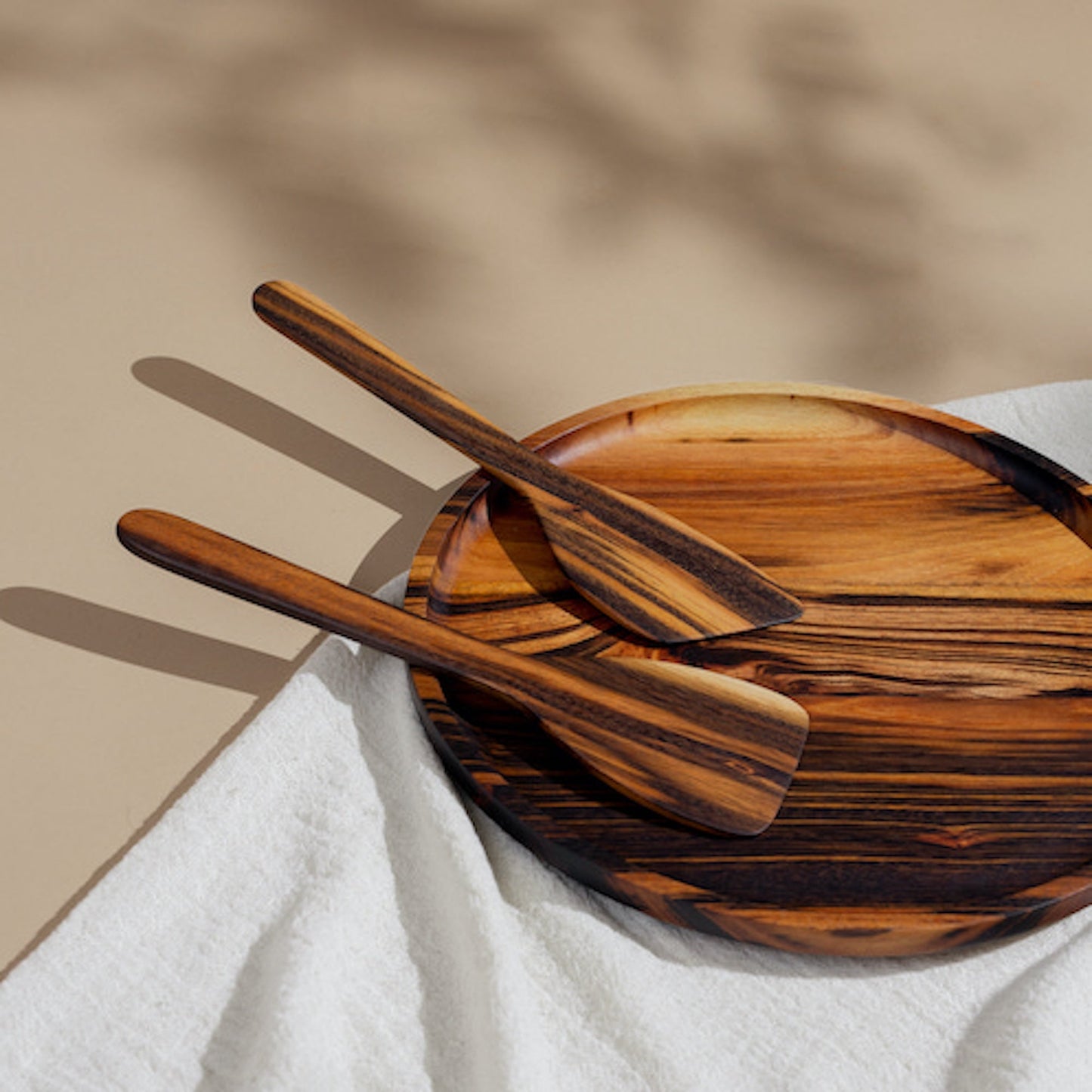 S/3 Handcarved Kitchen Utensils